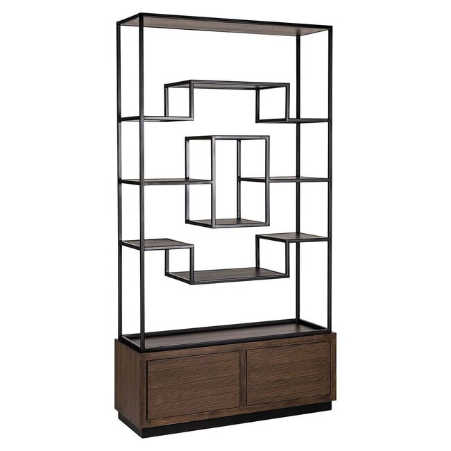 Richmond Interiors  Wandkast Bonvoy Bruin 2-laden Bruin