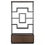 Richmond Interiors  Wandkast Bonvoy Bruin 2-laden Bruin