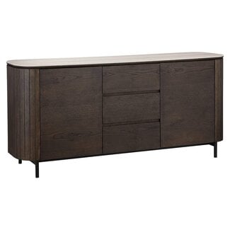 Richmond Interiors  Dressoir Ritz 2-deurs 3-laden Bruin