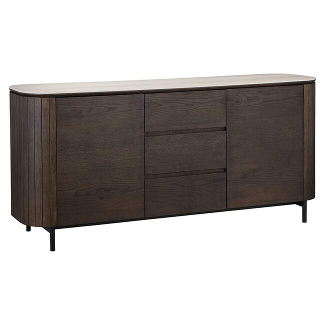 Richmond Interiors  Dressoir Ritz 2-deurs 3-laden Bruin