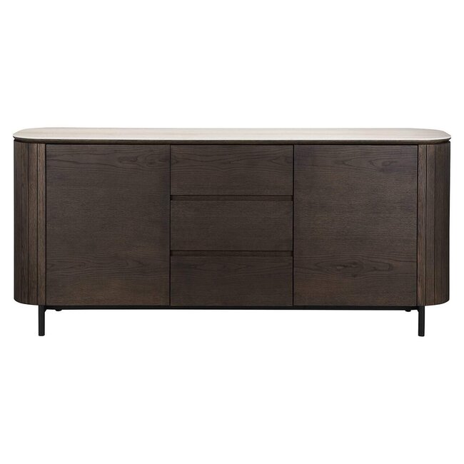 Richmond Interiors  Dressoir Ritz 2-deurs 3-laden Bruin