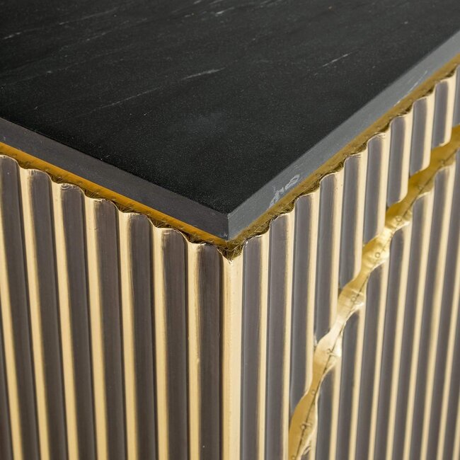 Richmond Interiors  Dressoir Les Arcs 3-deurs Brushed Goud