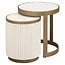 Richmond Interiors  Bijzettafel Tivoli set van 2 Wit