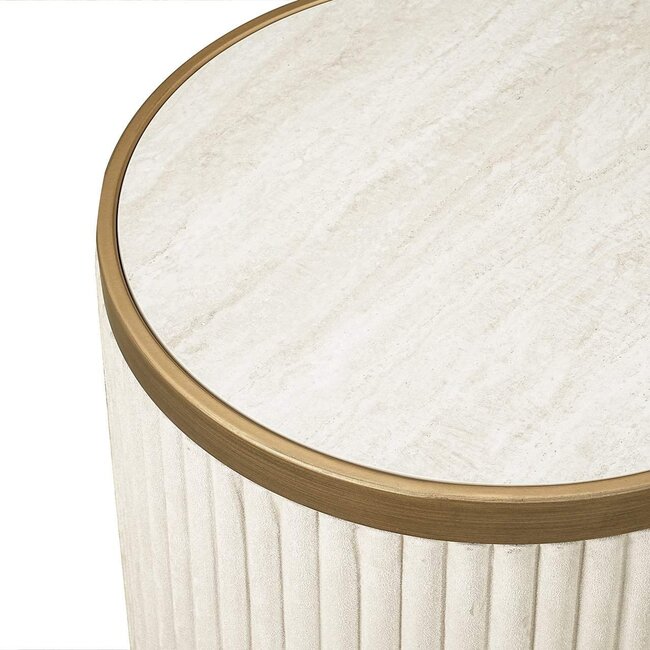 Richmond Interiors  Bijzettafel Tivoli set van 2 Wit