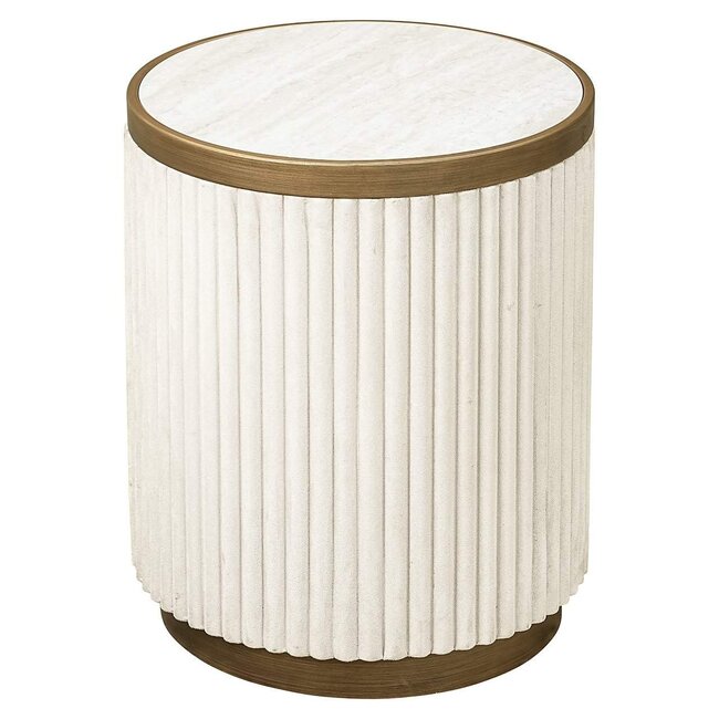 Richmond Interiors  Bijzettafel Tivoli set van 2 Wit