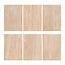 Richmond Interiors  Eettafel Fictus 140Ø faux travertine Beige