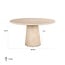 Richmond Interiors  Eettafel Fictus 140Ø faux travertine Beige