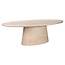 Richmond Interiors  Eettafel Fictus Travertine faux Beige