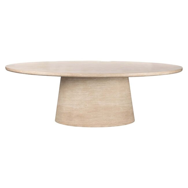Richmond Interiors  Eettafel Fictus Travertine faux Beige