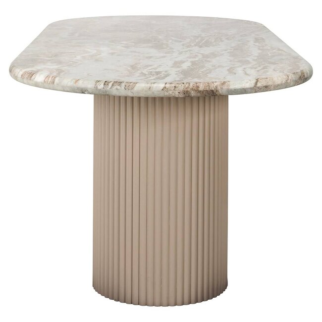 Richmond Interiors  Eettafel Coronel Beige 240 cm