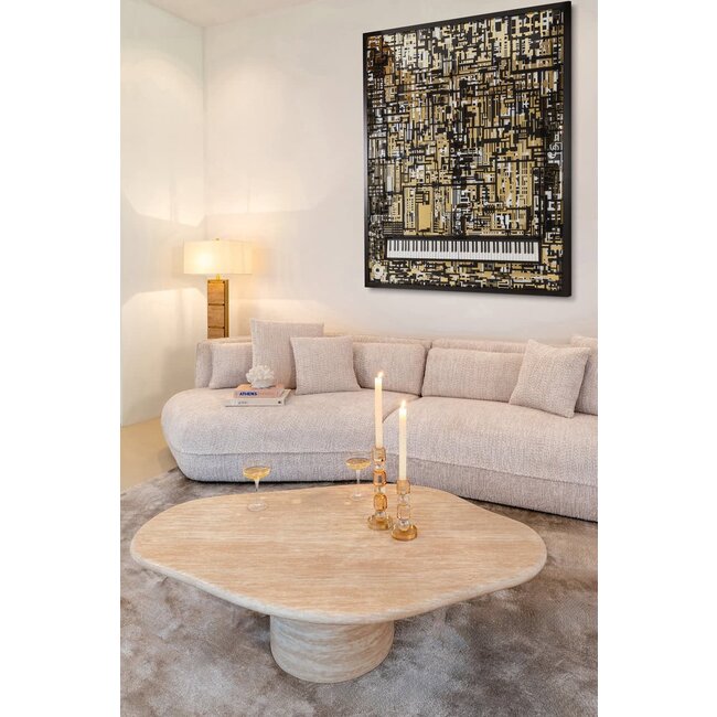 Richmond Interiors  Salontafel Fictus Travertine faux Beige