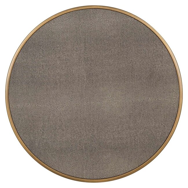Richmond Interiors  Bijzettafel Bloomville met glas set van 2 Goud