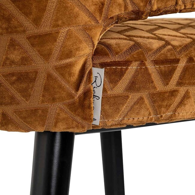 Richmond Interiors  Barstoel Indigo Triangle 2013 old Goud