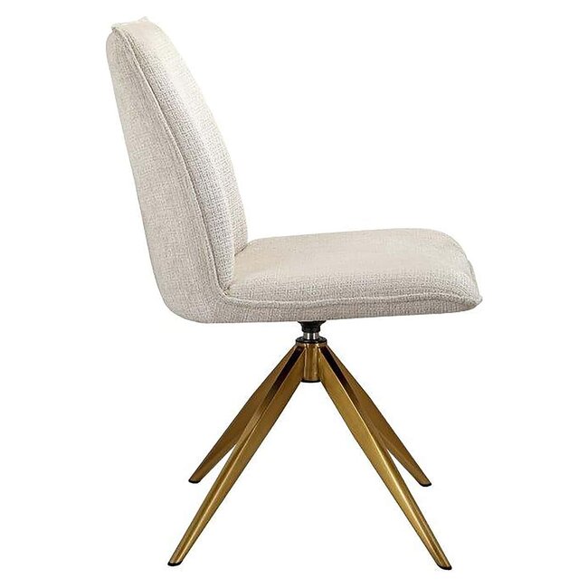 Richmond Interiors  Draaistoel Dakota Niagara 902 beige chenille
