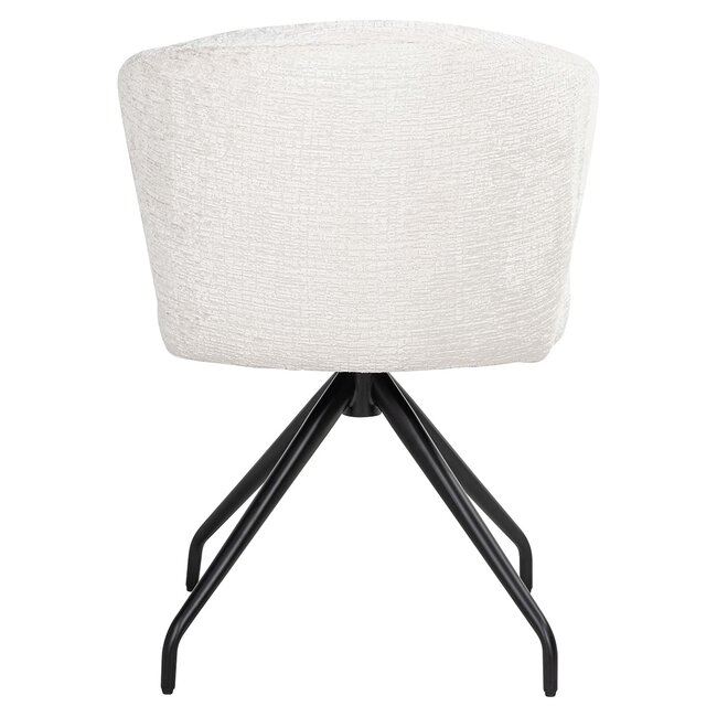 Richmond Interiors  Draaistoel Milly Fusion cream 02