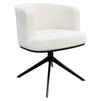 Richmond Interiors  Draaistoel Cheyenne beige chenille