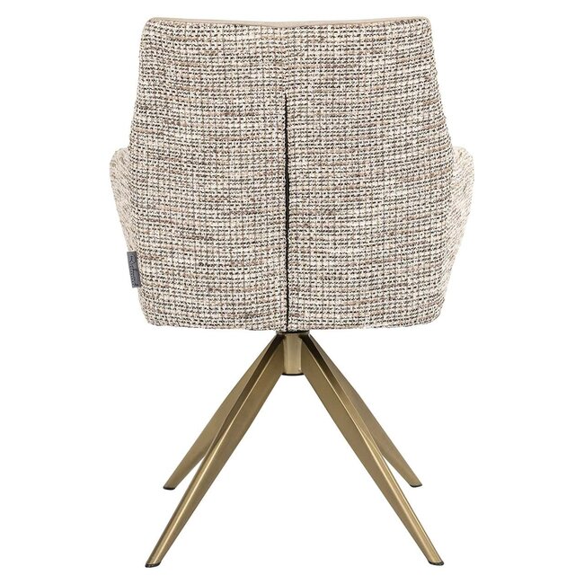 Richmond Interiors  Draaifauteuil Lisonne be trendy nature / khaki velvet