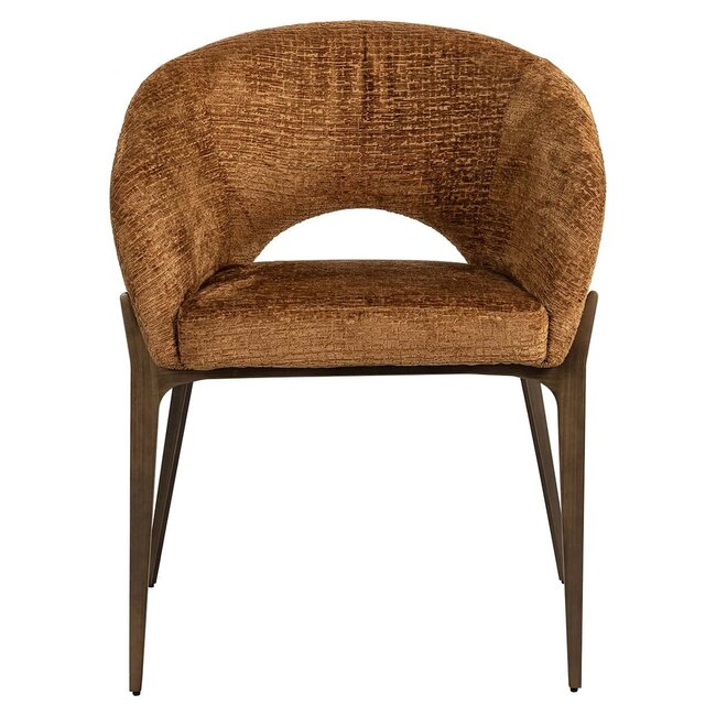 Richmond Interiors  Eetkamerstoel Kenzi cognac fusion Fusion cognac 28