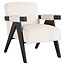 Richmond Interiors  Fauteuil Cooper Wit Bergen 900 Wit chenille