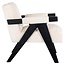 Richmond Interiors  Fauteuil Cooper Wit Bergen 900 Wit chenille