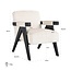 Richmond Interiors  Fauteuil Cooper Wit Bergen 900 Wit chenille