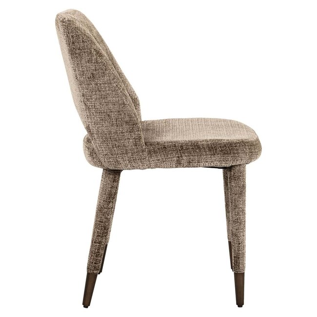 Richmond Interiors  Eetkamerstoel Cecilia stone chenille