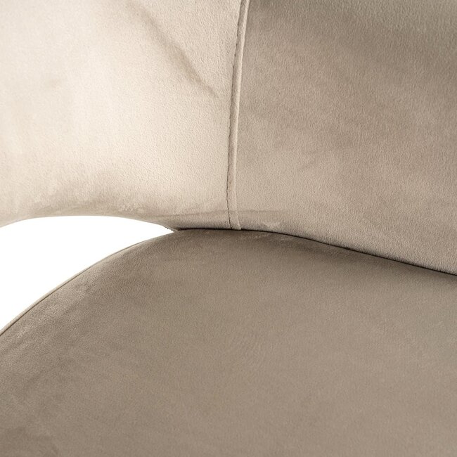Richmond Interiors  Arm chair Giovanna trendy nature/quartz khaki