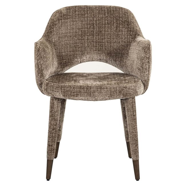 Richmond Interiors  Eetkamerstoel Donnatella stone chenille