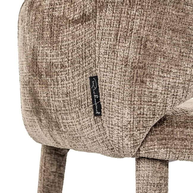 Richmond Interiors  Eetkamerstoel Donnatella stone chenille