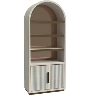Richmond Interiors  Wandkast Tivoli met gebogen bovenkant 2-deurs 3-planken Wit