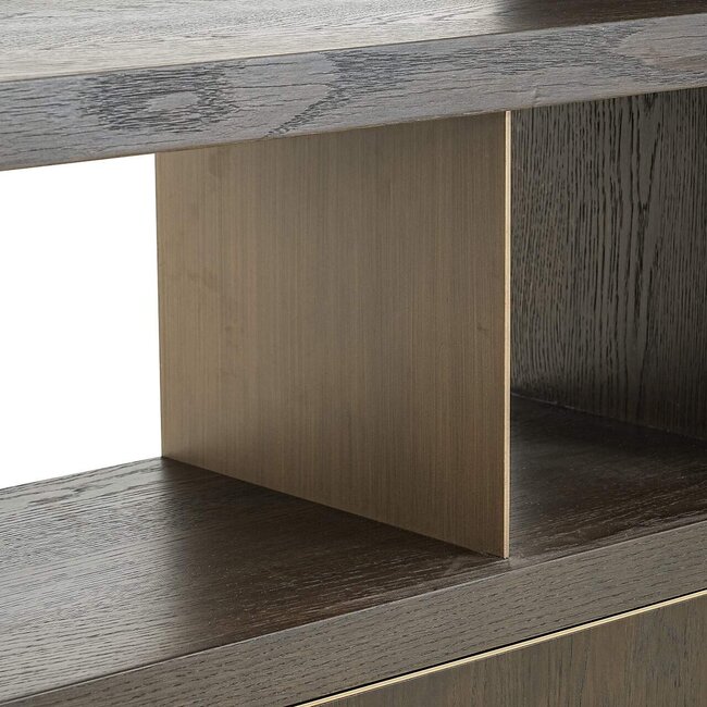 Richmond Interiors  Wandkast Rivertree 3-planken 2-deurs Bruin