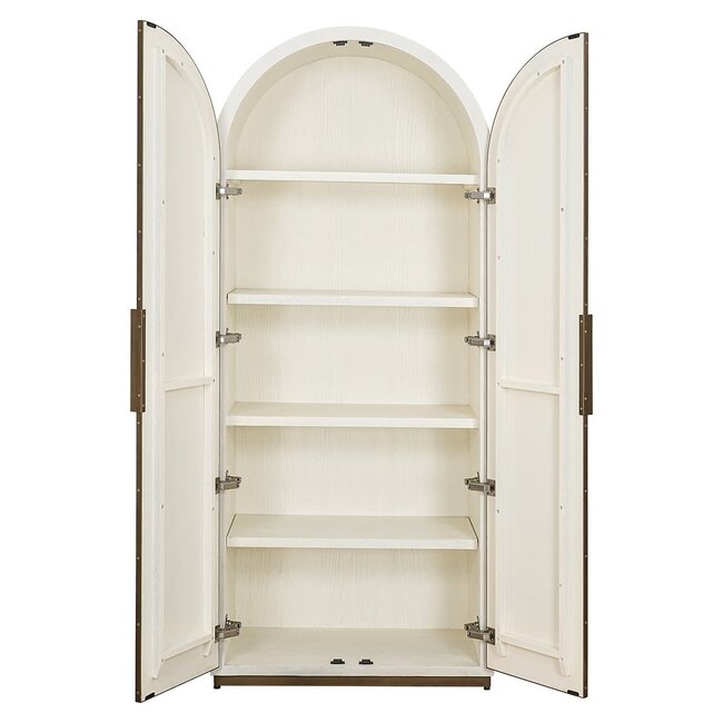 Richmond Interiors  Wandkast Tivoli met gebogen bovenkant 2-deurs Wit