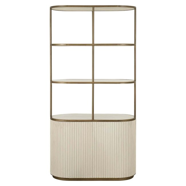 Richmond Interiors  Wandkast Tivoli 2-deurs 3 open planken Wit