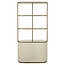 Richmond Interiors  Wandkast Tivoli 2-deurs 3 open planken Wit