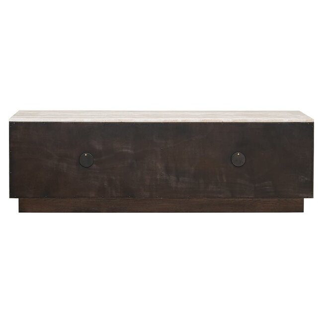 Richmond Interiors  Tv-dressoir Claremont 4-deurs Bruin