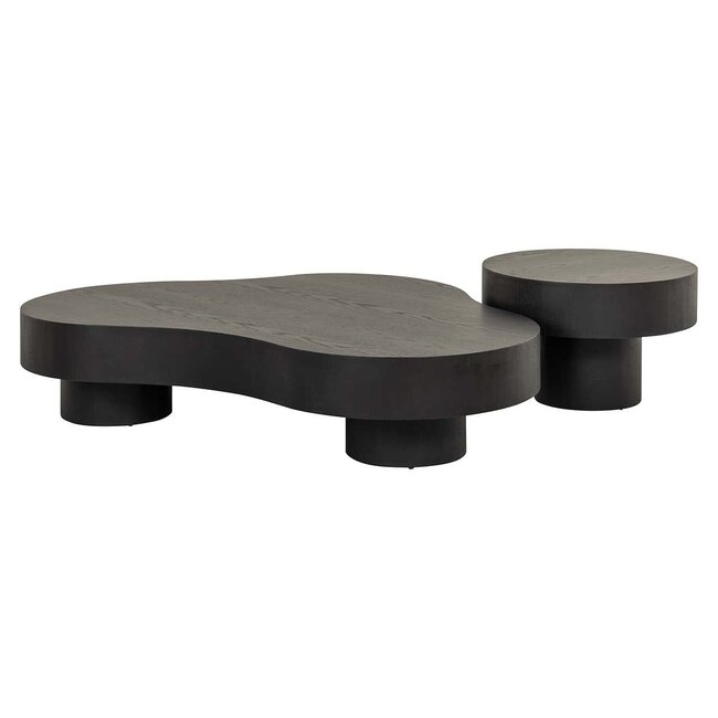 Richmond Interiors  Salontafel Bogor set van 2 dark coffee Dark coffee