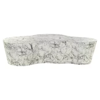 Richmond Interiors  Salontafel Rockyard faux wit marmer Wit