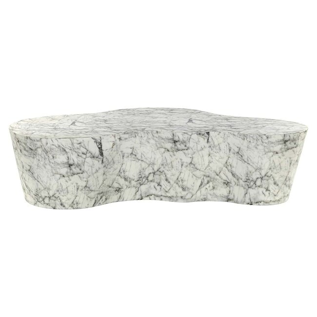Richmond Interiors  Salontafel Rockyard faux wit marmer Wit