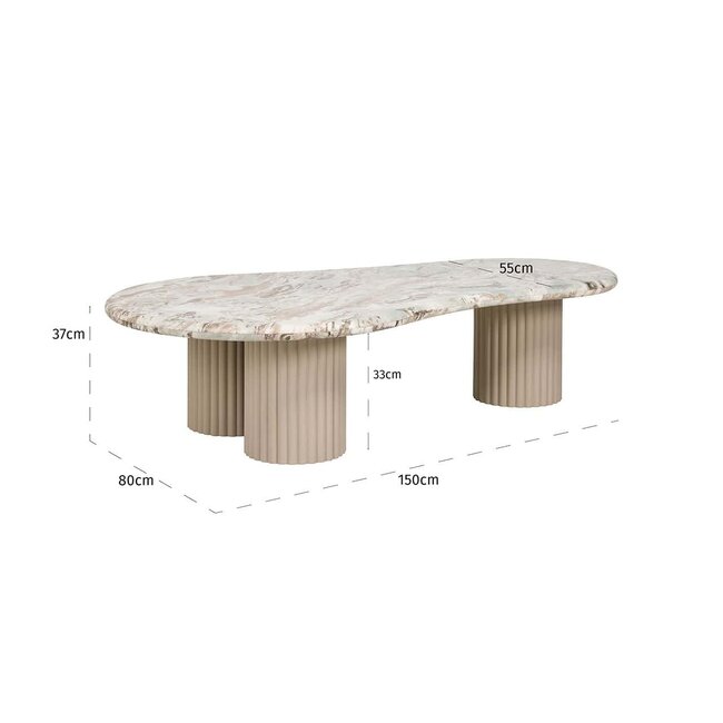 Richmond Interiors  Salontafel Coronel Beige