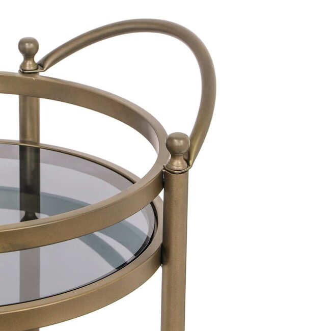 Richmond Interiors  Trolley Hendricks brass Brushed Goud