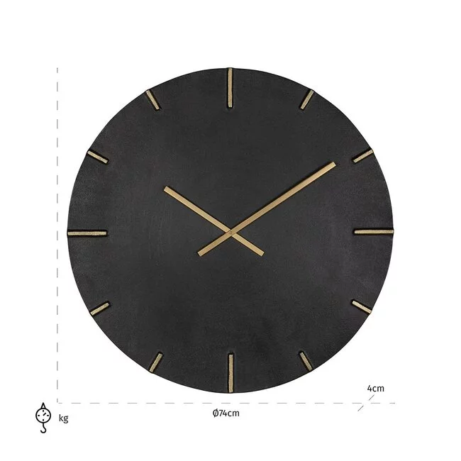 Richmond Interiors  Klok Bilal Zwart/Goud