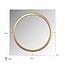 Richmond Interiors  Spiegel Briana rond goud Goud