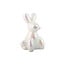 Present Time Ornament Balloon Bunny wit parelmoer groot