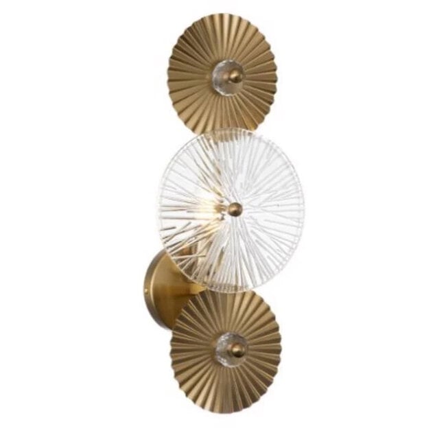 Richmond Interiors  Wandlamp Aidan Brushed Goud