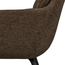 Woood Runa eetkamerstoel Chenille warm bruin