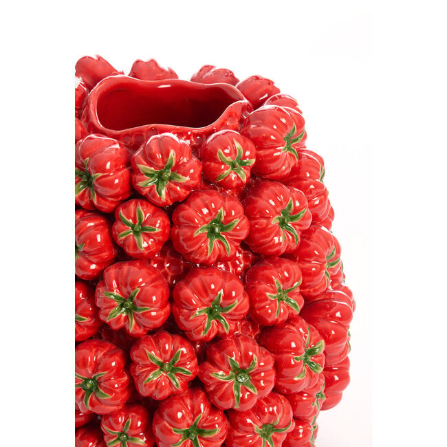 Light en Living Vaas deco 34x33x37 cm TAMINA  keramiek rood