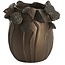 Light en Living Vaas deco 26,5x25,5x26,5 cm LAVCI keramiek mat donker bruin