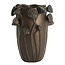 Light en Living Vaas deco 27,5x25,5x35 cm LAVCI keramiek mat donker bruin