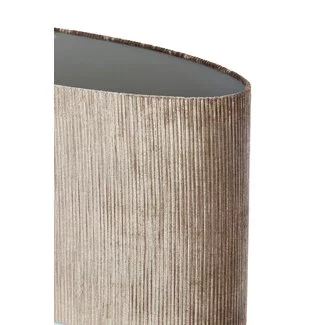 Light en Living Kap ovaal recht smal 30-15-25 cm FLAIR  koper