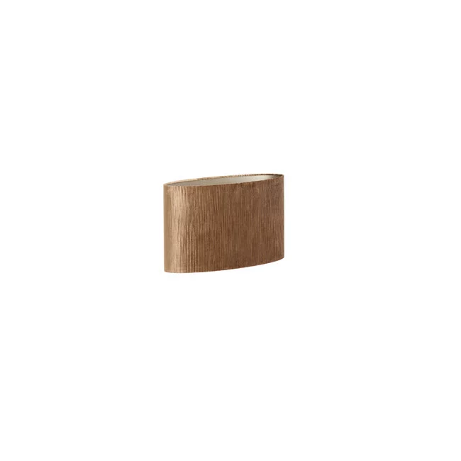 Light en Living Kap ovaal recht smal 30-15-25 cm FLAIR  koper